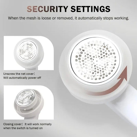 Efficient Lint Remover, multi-functional, powerful lint removal, safe and portable, rejuvenates clothing effortlessly.