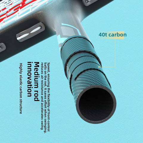 ESPER Explorer Fifth Generation Badminton Racket 58g 9U Full Carbon Fiber All-Around Fish Scale Shaft Double-Wall Inner Foaming Professional Match Training Racket(Phantom Ayabeni)