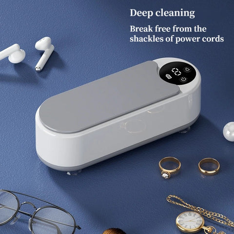 Smart Ultrasonic Cleaner: Renew Your Glasses and Jewelry with 360° Deep Cleaning