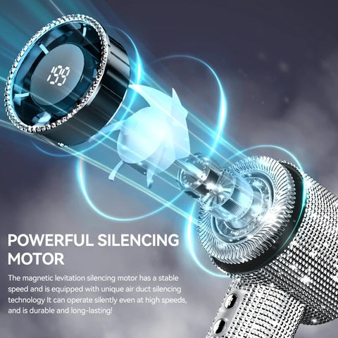 White Diamond /Diamond - style Handheld Mini Fan, Exquisite and Long - lasting Battery Life