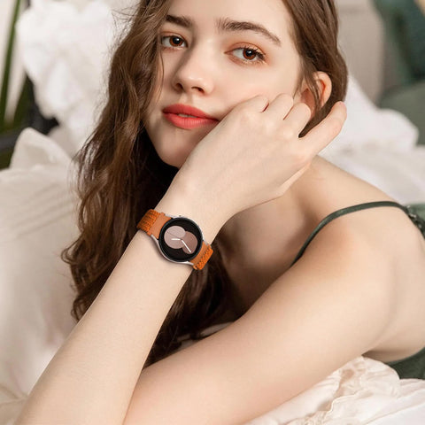 Braided Strap for Samsung Galaxy Watch 6 4 classic/5 Pro 45mm 47mm 43mm 44mm 40mm Magnetic Strap Without Gap Galaxy watch 6 band space gray space gray 6 classic 43mm 47mm