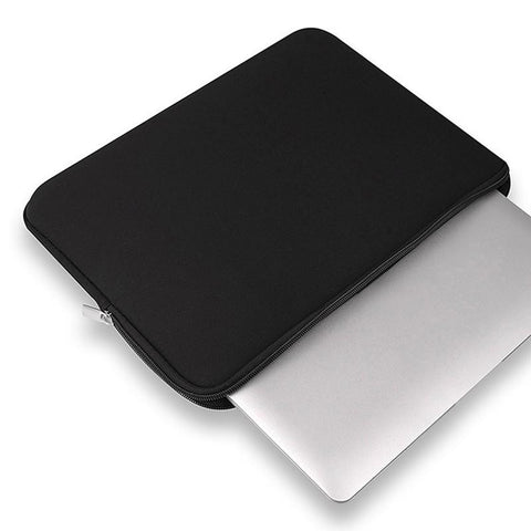Computer Case / Laptop Case - Select Size Black Black 15 inch - Black