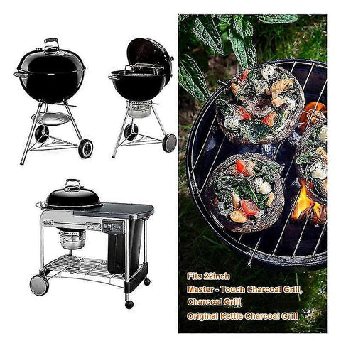 Weber 22-inch One-Touch Ash Cleaning System, Fits Master-Touch/Performer/Original Series Grills (FMY) Silver