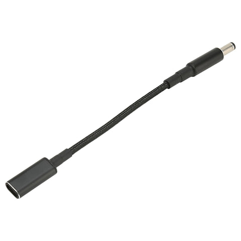 USB Type C Female to 5.5x2.1mm Male Adapter Cable Double PD E Mark Chip Portable 100W USB Type C Adapter Cable