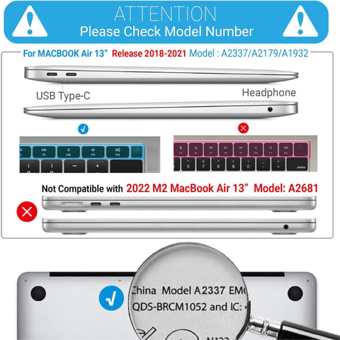 Compatible with MacBook Air 13