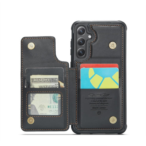 CASEME Samsung Galaxy S25 Case RFID Stand Black_OF 63
