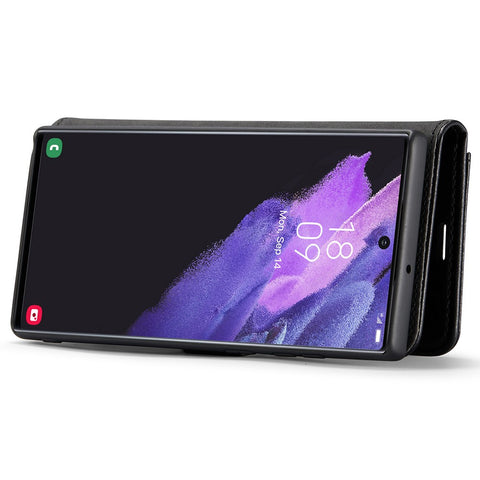 DG.MING 2-in-1 Magnetic Wallet Samsung Galaxy S22 Ultra Black_max