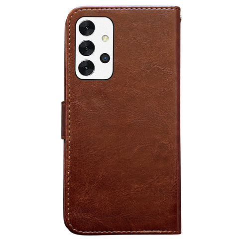 Samsung Galaxy A32 5G - Leather Case / Protection Black_max Black