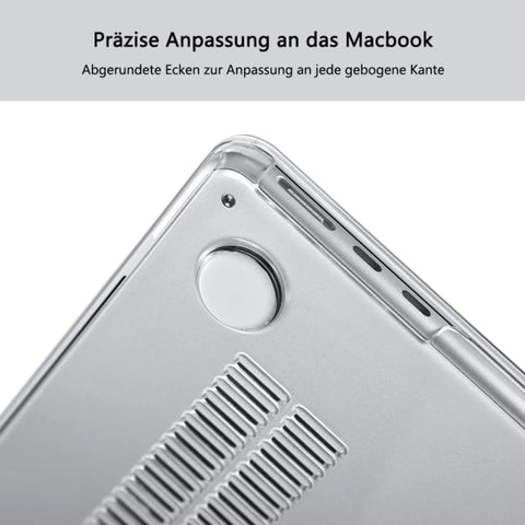 Case Compatible with NEW MacBook Air 13.6 inch M2 A2681, 2022 Release, Ultra-thin Smooth Hard Shell Protective Case, Crystal Clear