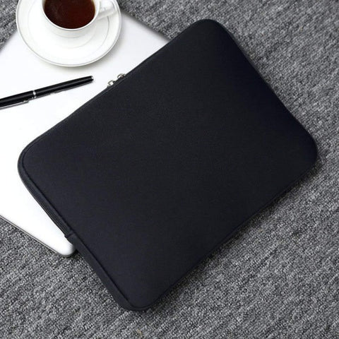 Computer case for 13 & 15 inches, fits MacBook Pro and Air. Black - 15.6 inches