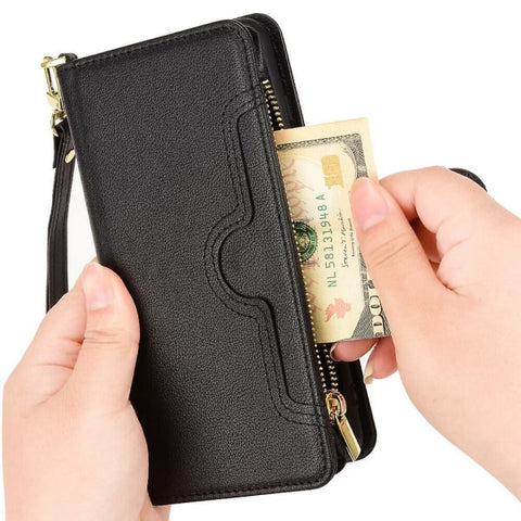 Compatible Case for Samsung Galaxy S21 5G, Magnetic Wallet, Premium Leather, Card Holder, Protective Case with Cover