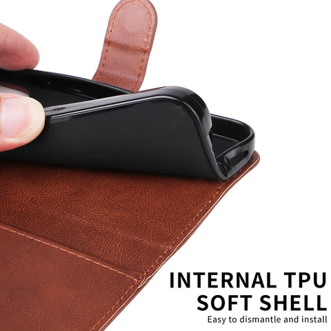 SKALO Xiaomi Redmi A5 4G PU Leather Wallet Case - More Colors_MGF Brown