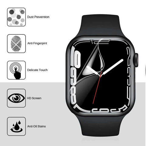 3-pack Screen Protector for Apple Watch 1/2/3 42mm - Full Coverage Transparent