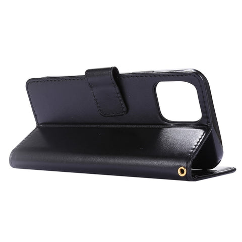 Compatible with iPhone, iPhone 12 / 12 Pro - Floral Case - Black Black Black