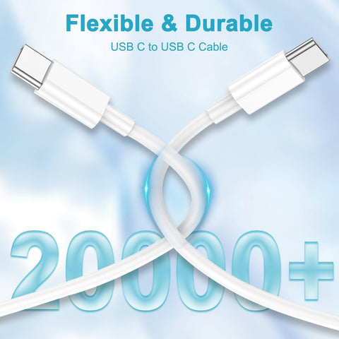 25W USB C Fast Charger with 2m Cable for Samsung Galaxy S25 S24 Ultra/S23/S22 Ultra/S22+/S21 FE 5G/S20/S10/S9/A52S/A55 5G/A13/Note20, Type C Connector