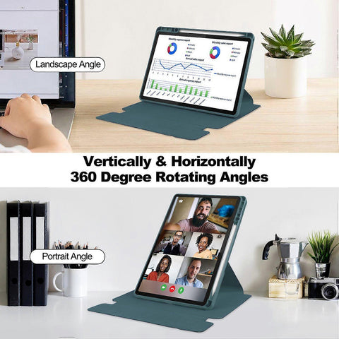 Case for Lenovo Tab M11/Xiaoxin Pad 11 2024 PU+Acrylic Tablet Stand Cover with Bluetooth Keyboard Multicolor Style C Multicolor Style C_max Multicolor Style C