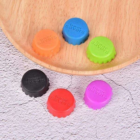Beer saver vacuum sealer stopper, 6-pack, MultiColor for beer lovers