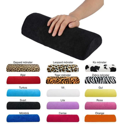 Cow Pattern Nail Cushion Wrist Support for Manicure, UV Gel, Acrylic Nails