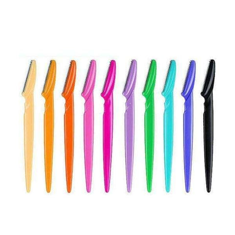 6-pack Eyebrow and Beard Trimmer Knife, MultiColor