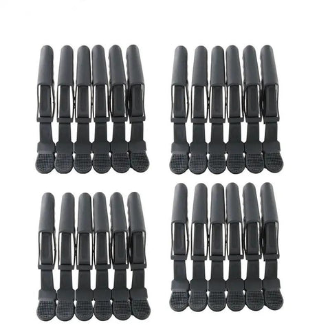 6pcs Hair Clips Crocodile Clip Hairdressing Clips, for Salon Styling