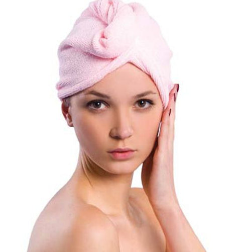 Microfiber Hair Turban Towel, Purple