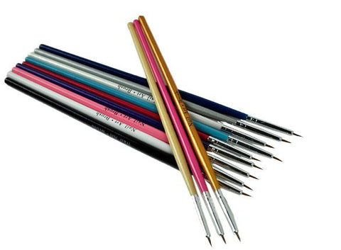 Nail brush for nail art, 1pc