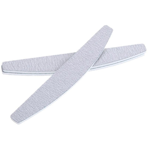 5-pack Half Moon Zebra Nail Files, 100/120 Grit, with Storage Case