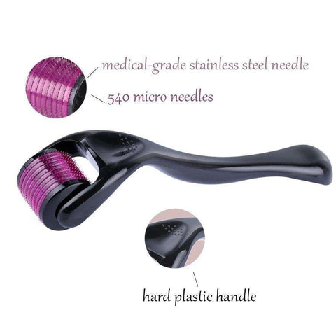 Skin Roller Microneedling Derma Roller for Skin Stimulation, Black