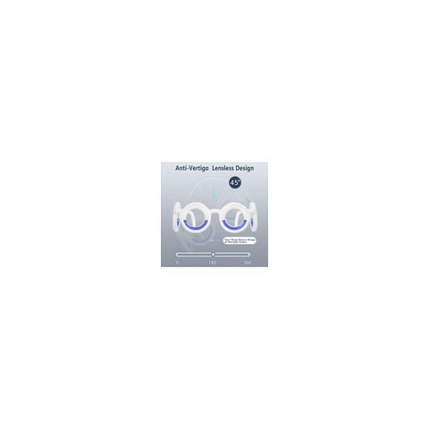 Smart Anti Motion Sickness Glasses, Ultra Light Portable Anti Nausea Glasses, Reduce Airsickness, Seasickness Glasses for Sports Travel Games