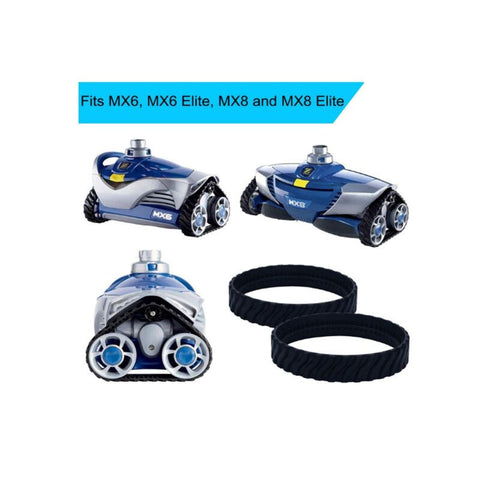 2 Tracks Compatible with Zodiac MX6 MX8 MX9 Baracuda R0526100 Robot Pool Cleaner