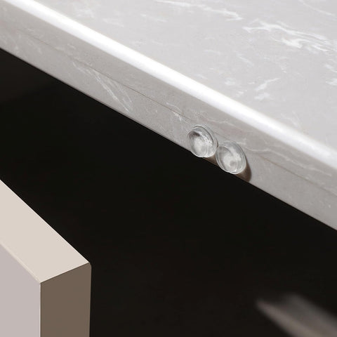 Cabinet Bumpers Soft Self-Adhesive Clear Rubber Bumper- Cabinet Door pumpers dots Clear Cabinet stoppers Furniture Noise Reducing Silicone Rubber Bumper Extremely Durable(96Pcs)