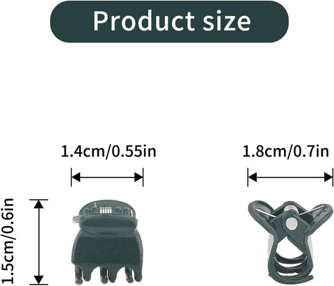 Orchid & Plant Support Clips - 100 Pcs Dark Green Garden Cymbidium Clips to Keep Stems & Vines Upright