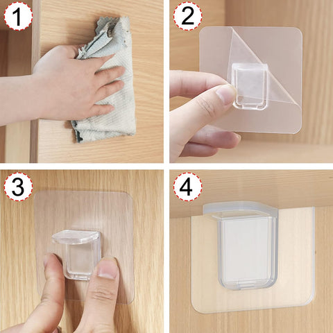 12 Pcs Punch Free Shelf Support Pegs Self Adhesive Shelves Clips Shelf Pegs for Shelves No Drill Shelf Bracket Holders Pin for Kitchen Cabinet Book Shelves Closet Clapboard Layer (1-Peg)