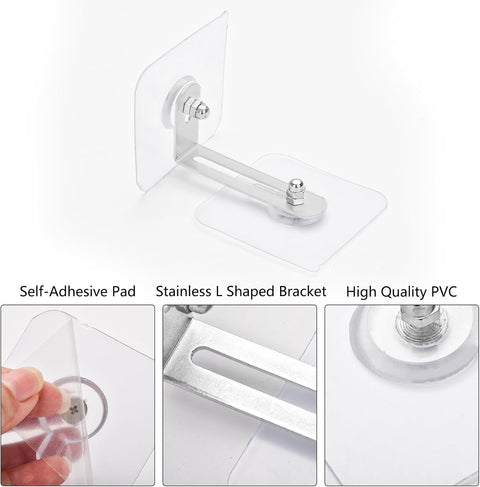No Drill Furniture Anchors 6 Packs Anti Tip Furniture Straps Kit Adhesive Furniture Wall Anchors for Baby Proofing, Secure Bookcase Dresser Shelf Cabinet Wall