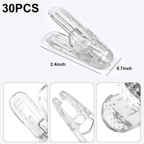 30 Pack Balloon Arch Clips,Clamps for Balloon Arch,Clamps for Backdrop,2.4 Inch Balloons Clip,Spring Clamp for Crafts,Backdrop,Photography,Woodworking,Party,Birthday,Wedding