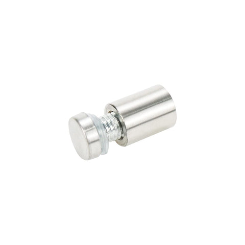 Sign Standoff Screws 0.63" Dia 1.06" Length Glass Standoff Bolts Stainless Steel 3/8" Thread Dia Advertising Screws - 8pcs