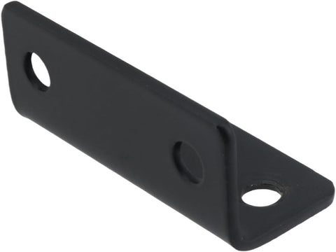 L Bracket for Shelves Heavy Duty Corner Brace Stainless Steel Shelf Brackets Metal Braces for Wood Furniture Cabinet Chair, Black ,1.8" x 0.79"x 0.79"-5pcs