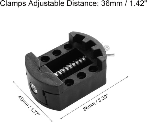 Watch Back Case Cover Remover Holder Tool Adjustable 36mm PE Black