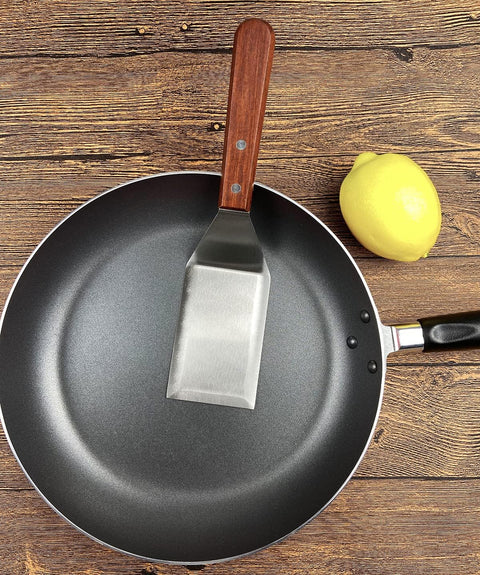Metal Spatula for Cast Iron Skillet Grill Stainless Steel Spatula for Burger, Fish Turner Griddle Spatula, Spachulas Egg Flipper, Flat Top Metal Spatula for Cooking BBQ