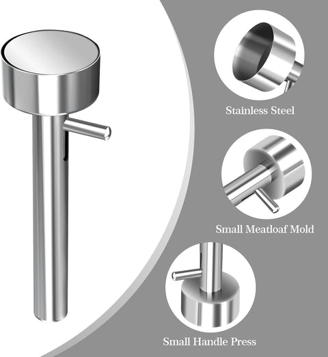 Professional Patty Maker with Thumb Grip - Perfect for Falafel Burgers and Meatballs