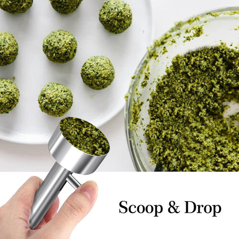Professional Patty Maker with Thumb Grip - Perfect for Falafel Burgers and Meatballs