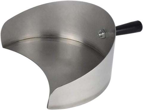 Stainless Steel BBQ Grease Drip Pan 22.5x17.5x8cm - Rotisserie Grill Accessory for Fat Collection