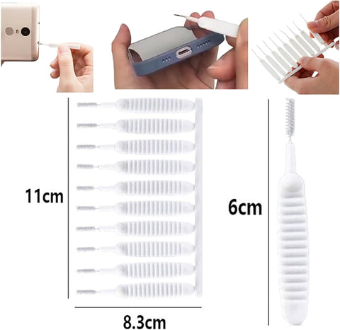 40 Pack Anti-Limescale Precision Cleaning Brushes - Multifunctional Detail Brushes for Small Holes and Crevices