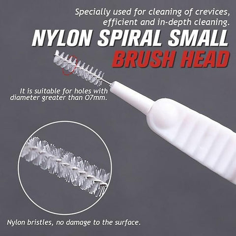 40 Pack Anti-Limescale Precision Cleaning Brushes - Multifunctional Detail Brushes for Small Holes and Crevices