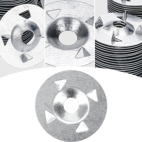 600Pcs Foam Board Fasteners - 1-1/8 Inch Metal Washers for Fixing Installation