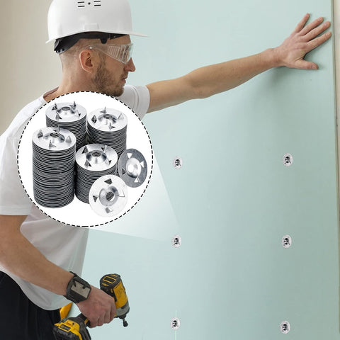 600Pcs Foam Board Fasteners - 1-1/8 Inch Metal Washers for Fixing Installation