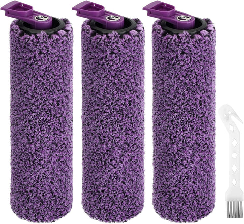 SD201 Brush Roller Shark Mop: Compatible with Shark Steam Pickup 3-in-1 Steam Mop SD200 SD201C SD201Q SD205 Models - Roll Brush 1 Cleaning Tool Replacement Parts Accessories Kit for Months 3 Pack