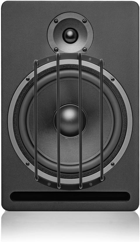 Speaker Grill Cover Set, 2 Pcs 10" Metal Bar Grille Audio, 4 Bars Speaker Subwoofer Grill Grille Cover, Compatible with Most Round Car Audio Subwoofers
