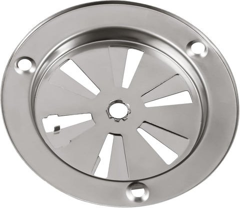 Stainless Steel BBQ Smoker Air Vent - Adjustable Grill Damper for Controlling Airflow - Replacement Parts for Grill and Smoker Vents - 8 Packs