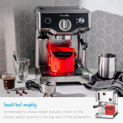 Grindenstèin Sturdy, Compact, Modern Space-Saving Espresso Coffee Grind Knock Box - Black